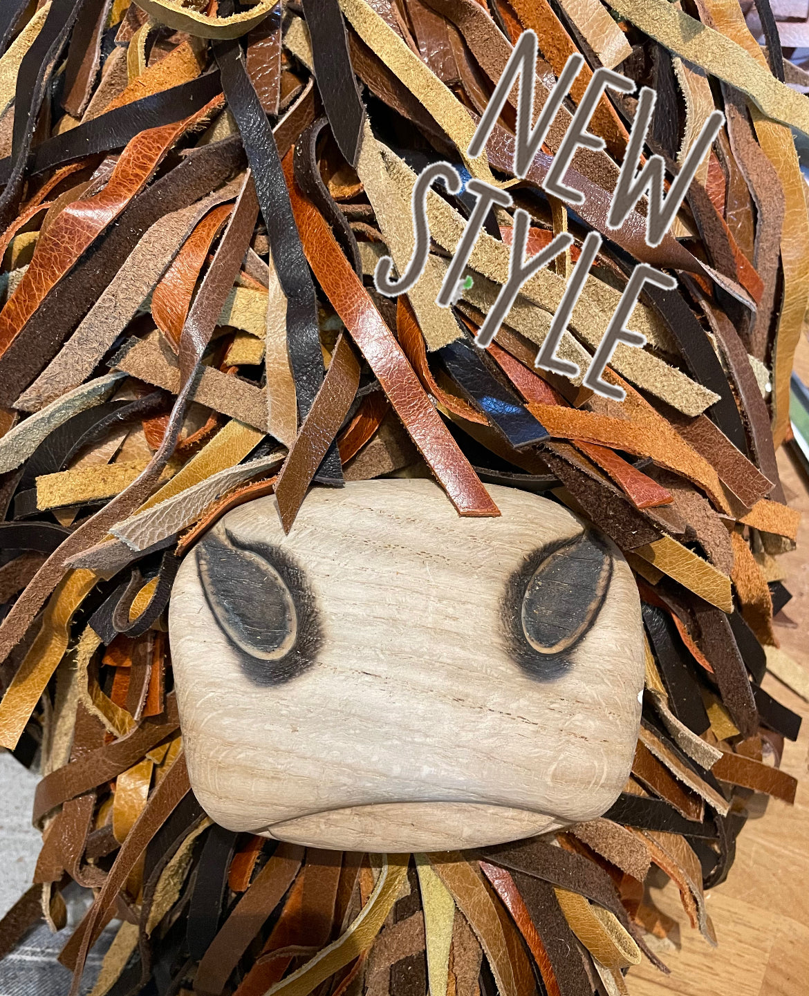 Wall Mounted Military Highland Cow Head