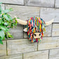 Wall Mounted Multi-coloured Highland Cow Head