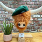 Wall Mounted Vegan Faux Fur Highland Cow Head